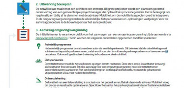 Afbeelding van Fietsparkeren bij nieuwbouw, bestemmingswijzigingen en transformaties